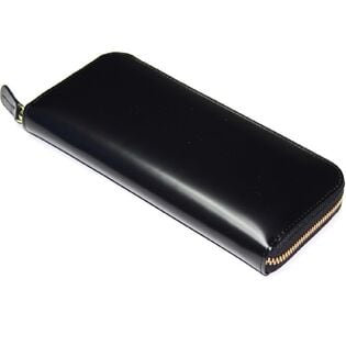 BEAMZSQUARE 馬革 コードバン ラウンドファスナー 長財布 BZSQ-550BK