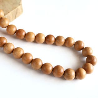 【メンズ 60cm/バリーウッド 15mm】木製数珠ネックレス