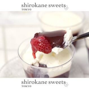 【115g×6個】shirokane sweets TOKYO  白金クリーム水羊羹（苺）