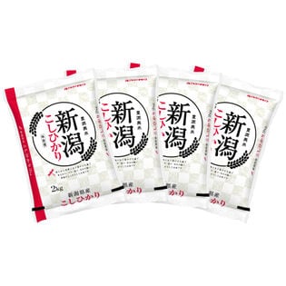 【計8kg(2kg×4袋)】新米 [精米] 令和7年産 新潟県産コシヒカリ 白米