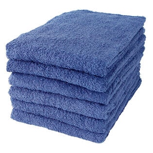 バスタオル《インディゴ 6枚セット》