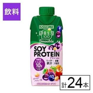 カゴメ 野菜生活100 Smoothie SOY PROTEIN アサイー 330ml×24本