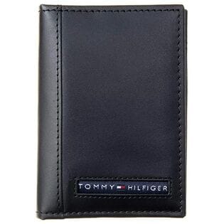 【ブラック】TOMMY HILFIGER (トミーヒルフィガー) 名刺入れ 31TL20X026