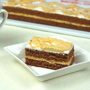 【1個】フリーカットケーキ（キャラメルショートケーキ）