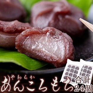 【12個入×2袋】やわらか あんころもち ＜十勝産小豆と国産もち米を100%使用！＞