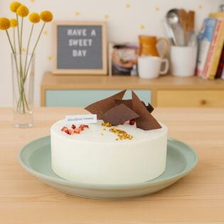 【5号】ホワイトクリスマスを彩る純白の白金フロマージュショート