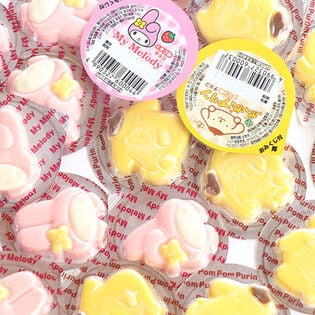 【2種・計22個】レリーフチョコ(マイメロディ・ポムポムプリン)