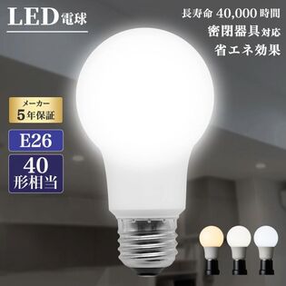 【40形／昼光色／6個セット】LED電球