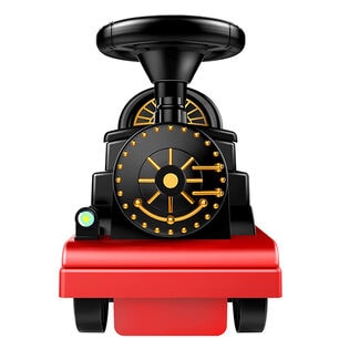 日替わり数量限定】こども用電動乗用玩具 レトロ蒸気機関車【先行