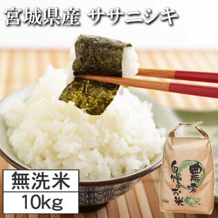 【10kg】令和7年度 宮城県産ササニシキ（無洗米）
