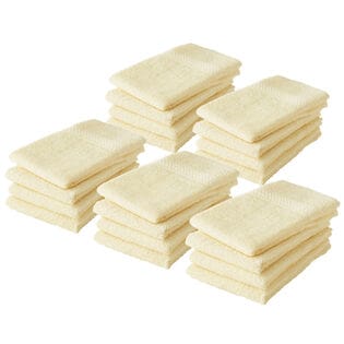 ハンドタオル【パールイエロー　20枚セット】