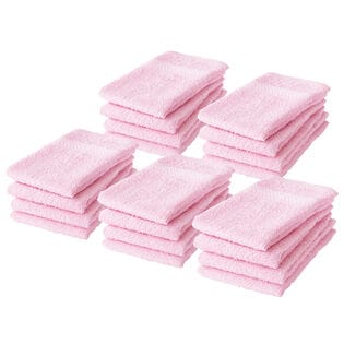ハンドタオル【ベビーピンク　20枚セット】