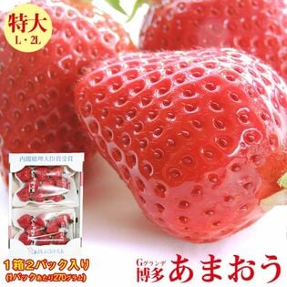 【予約受付】1/15~順次出荷【(約270g×2P)×1箱/サイズお任せ】博多 あまおう