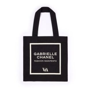 【日替わり数量限定】【黒】CHANEL シャネル ヴィクトリア&アルバート美術館 記念トートバッグ(底マチのみ)【先行チケット利用NG】