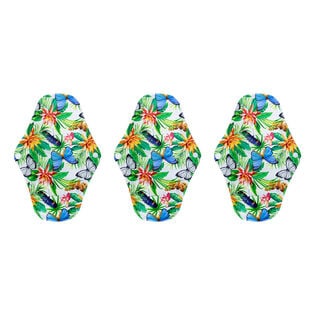 【蝶々/3枚セット】洗えるロング布ナプキン