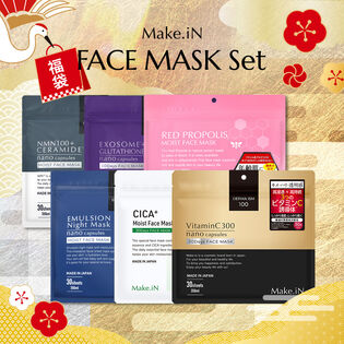 【福袋】Make.iN フェイスマスク6種 お試しスペシャルセット（各30枚入／6袋セット）