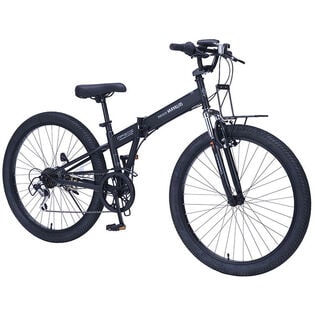 【マットブラック】 折畳セミファット26・6SP・Fサス