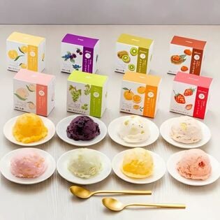 【80ml×8個】果実ごろごろアイス 西日本めぐりセット