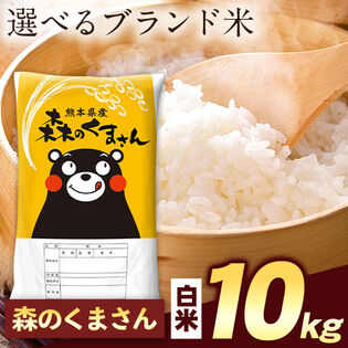 【計10kg(5kg×2袋)】令和7年産 熊本県産選べる三大銘柄米 白米【森のくまさん】