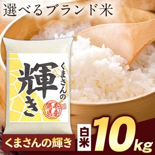 【計10kg(5kg×2袋)】令和7年産 熊本県産選べる三大銘柄米 白米【くまさんの輝き】