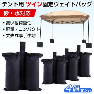 【4個セット】ウェイトバッグ ツイン型