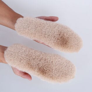 【ベージュ/37(23.5cm)】もこもこインソール