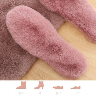 【ピンク/37(23.5cm)】もこもこインソール
