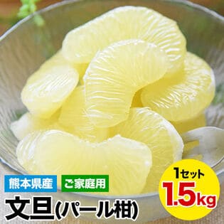 【予約受付】2/20~順次出荷【1.5kg】文旦（パール柑）※ご家庭用（傷あり サイズ不選別）