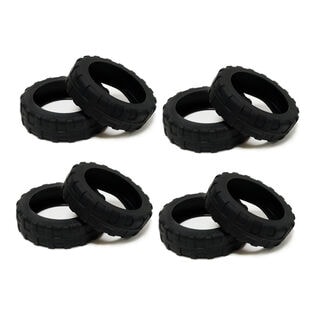 【ブラック/L】キャスターカバー 8個セット