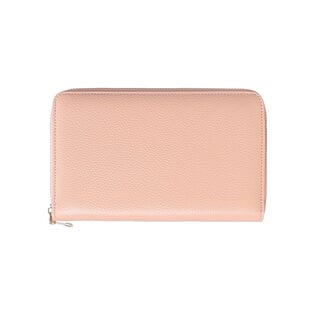 【ベビーピンク】スキミング防止 通帳＆マルチカードケース