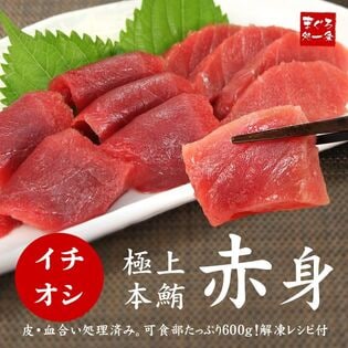 【600g】本マグロ赤身  解凍レシピ付 刺身 海鮮[[赤身300g-2p]
