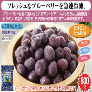 【1袋】大容量！冷凍ブルーベリー
