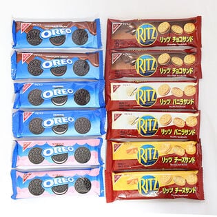 モンデリーズ ナビスコ オレオ・リッツサンド 詰め合わせ【6種・計12コ】