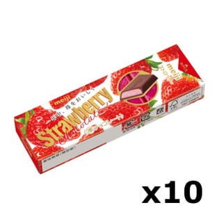 明治 ストロベリーチョコレートスティックパック【10コ】