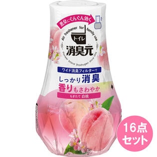 トイレの消臭元 もぎたて白桃 400ML×16点セット