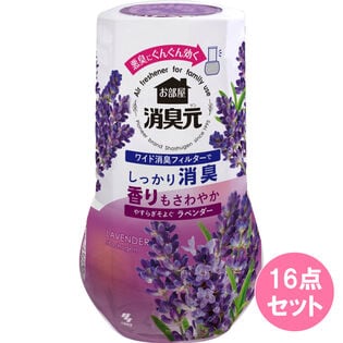お部屋の消臭元 やすらぎそよぐラベンダー 400ML×16点セット