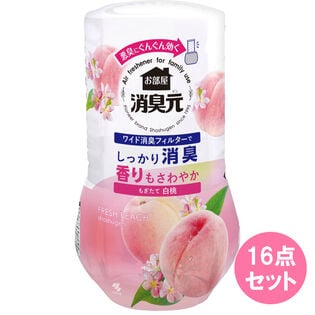 お部屋の消臭元 もぎたて白桃 400ML×16点セット