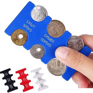 【2個(カラーランダム)】合計2830円分の小銭をコンパクト収納！小銭すっきりコインホルダー