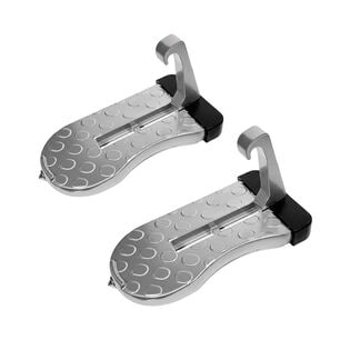 【シルバー/2個】車用ドアステップ