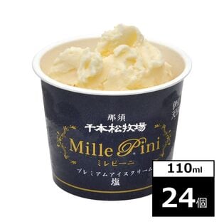 【24個】千本松牧場　復刻版プレミアムアイスクリームミレピーニ　塩