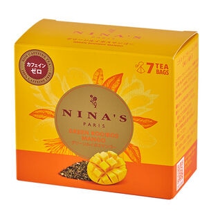 【賞味期限要確認】【7個入り×10箱】NINA'S グリーンルイボスマンゴーティーバッグ