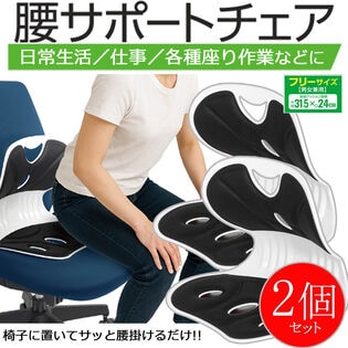【日替わり数量限定】【2個セット】腰サポートチェア【先行チケット利用NG】