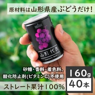 【160g×40本】SUN&LIV 山形代表ぶどう（山形食品）ぶどう本来の甘さと酸味、香りと色！