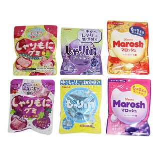シャリシャリ系食感グミ 食べ比べセット【6コ】