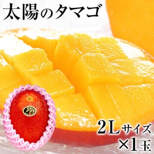 【1玉/2Lサイズ】本場宮崎県産 完熟マンゴー 太陽のタマゴ