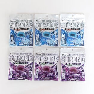 カンロ  ザ・ストロング2種（グレープソーダ・ソーダ）【6コ】