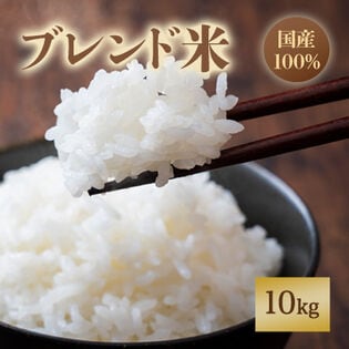 【10kg】 ブレンド米 10kg 【国産米100％使用】複数原料米 (精米)