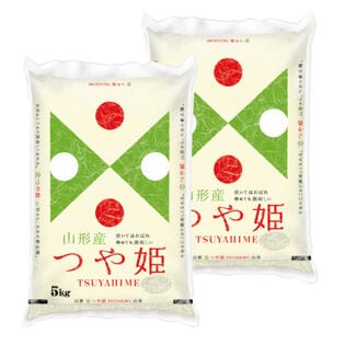 【計10kg/5kg×2袋】【精米】令和7年産 山形県産つや姫 白米