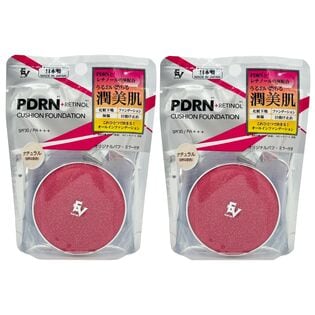 【2個セット】ELLe vie PDRN・レチノール配合クッションファンデーション（ナチュラル）