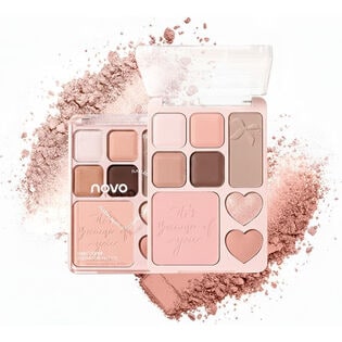 [NOVO] Eyeshadow Palette アイシャドウパレット【＃01Keruri】